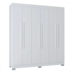 Guarda Roupa Barcelona 6 Portas Poquema