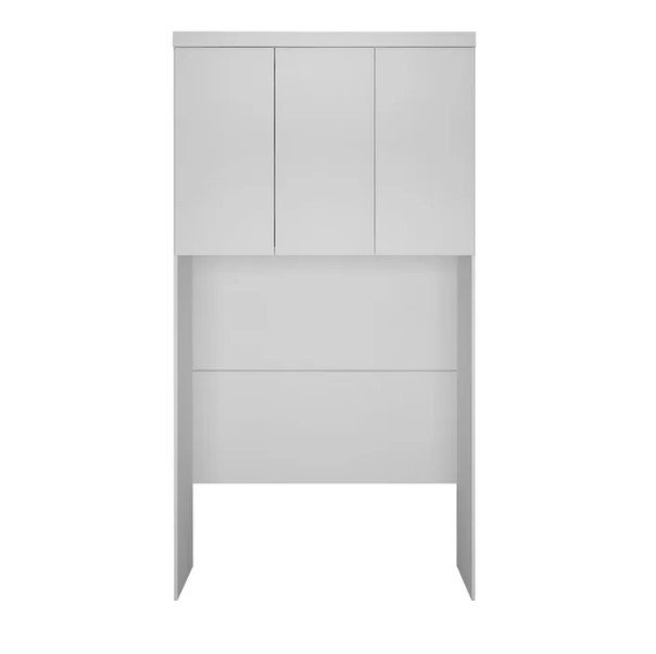 Modulado Guarda Roupa Rizon Aereo Solteiro 3 Portas Novo Horizonte - Imagem 2