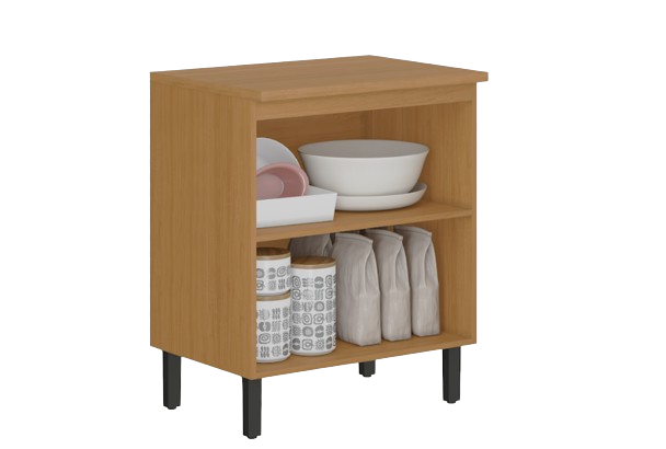 Balcão 70cm Itatiaia Namur 2 Portas Cinamomo/grafite - Imagem 2