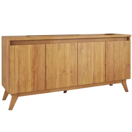 Buffet Flip 4 Portas com Pés Retrô Viero