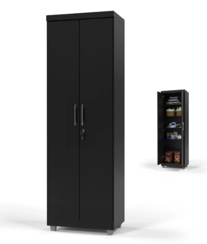 Armário Multiuso Isabela 5 Prateleiras 2 Portas Rudrack - Imagem 3