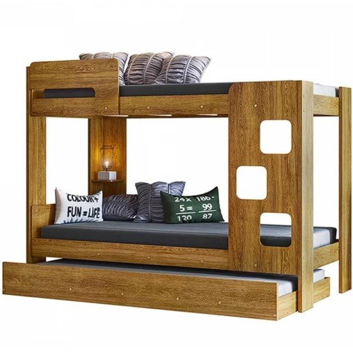 Treliche Vegas para Colchão 188×88 com Prateleira Tigus