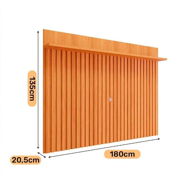 Painel Trend TV 70 Polegadas Permóbili Cinamomo 100% MDF - Imagem 2