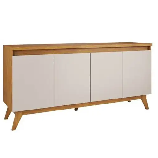 Buffet Flip 4 Portas com Pés Retrô Viero - Imagem 5