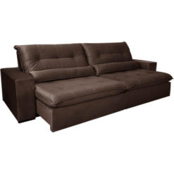 Sofá Retrátil Reclinável 2.90m Máximo Mundial Estofados