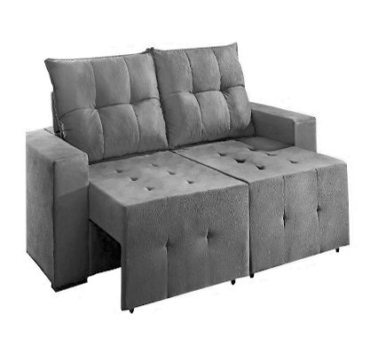 Sofá Retrátil e Reclinável Paris Top 1,50m