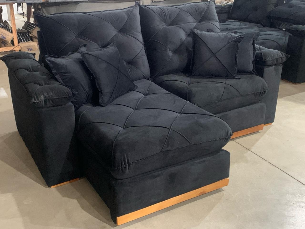 Sofá Gran Plus Com Molas Ensacadas 4 Lugares Retrátil e Reclinável 230cm Império - Imagem 3