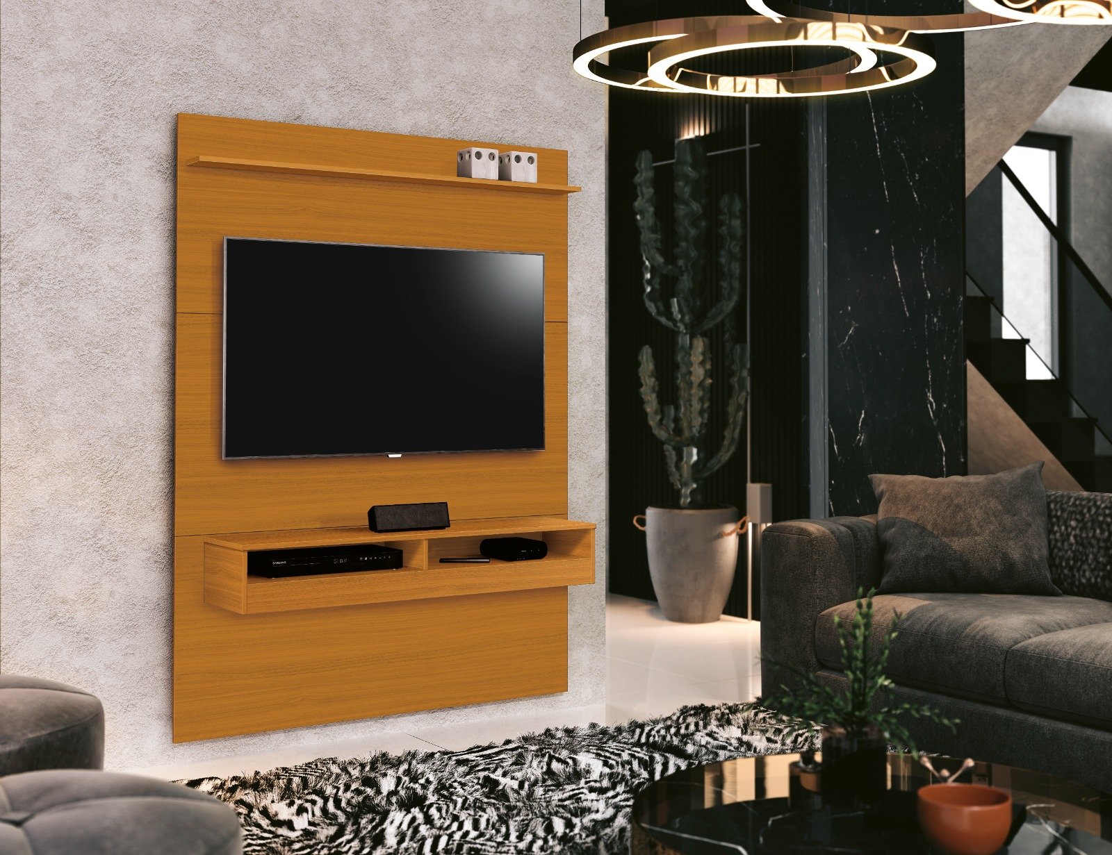 Painel Home Torino II para TV até 50 Polegadas EDN - Imagem 3