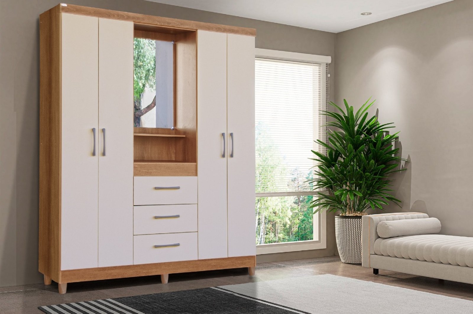 Guarda Roupa Capelinha Lyon Rud Rack - Imagem 4