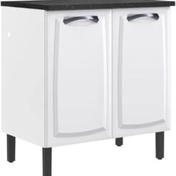 Balcão New Premium 80cm 2 Portas Itatiaia Branco