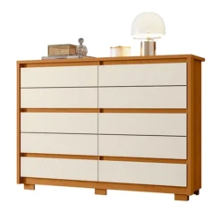 Cômoda Duetto 10 Gavetas Móveis Albatroz