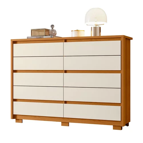 Cômoda Duetto 10 Gavetas Móveis Albatroz