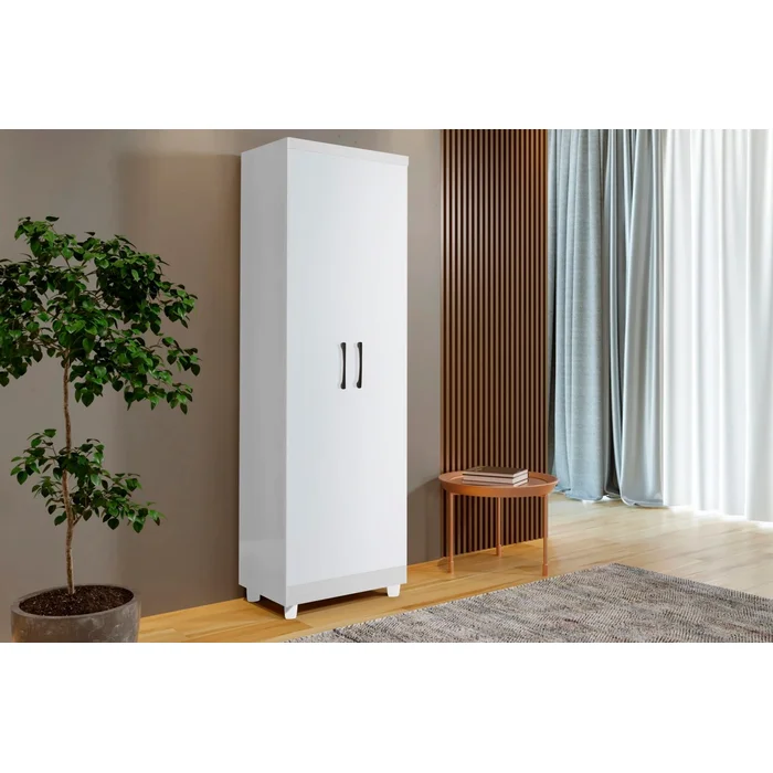 Armário Multiuso Nina 4 Prateleiras 2 Portas Rudrack - Imagem 5