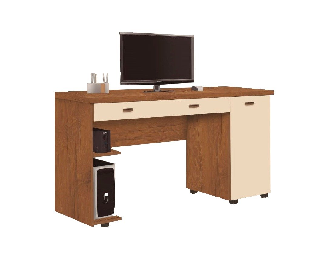 Escrivaninha 1 Gaveta 1 Porta Ariel Móveis Primus - Imagem 2