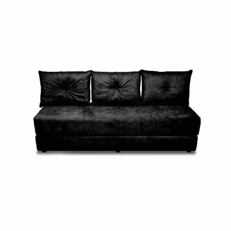 Sofanete Sofá de 3 lugares Sofá Cama de Casal Bicama em Suede 178cm - Imagem 4